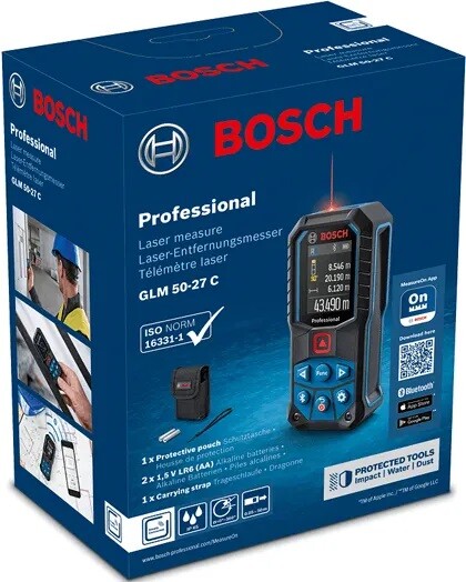 Лазерный дальномер Bosch Professional GLM 50-27 C (0.601.072.T00)