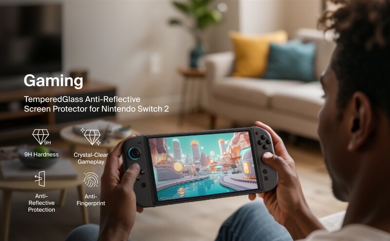 Захисне скло Belkin для Nintendo Switch 2 Anti-Reflective (ENA004HQ)