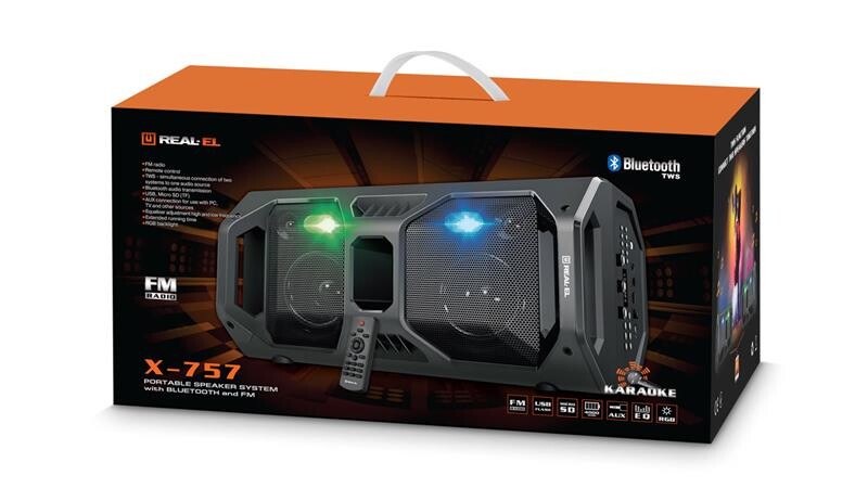 Акустическая система REAL-EL X-757 Black