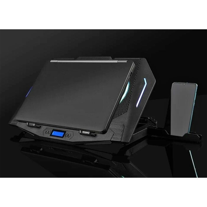 Підставка для ноутбука Modecom SILENT FAN MC-CF-21-RGB Black (PL-MC-CF-21-RGB)