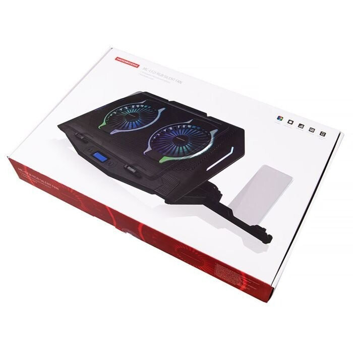 Підставка для ноутбука Modecom SILENT FAN MC-CF-21-RGB Black (PL-MC-CF-21-RGB)
