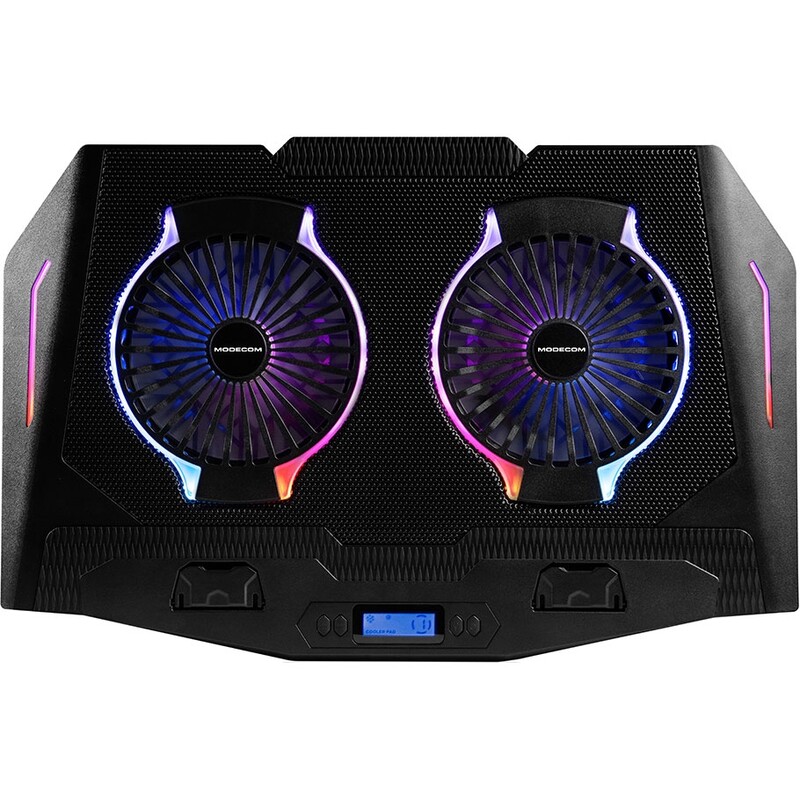 Підставка для ноутбука Modecom SILENT FAN MC-CF-21-RGB Black (PL-MC-CF-21-RGB)