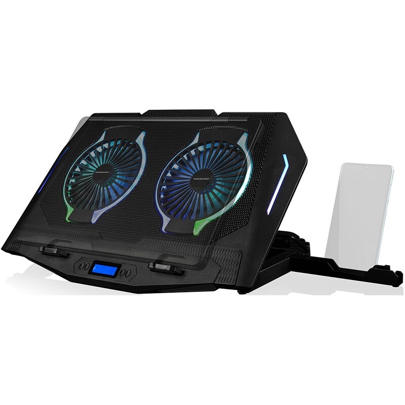 Підставка для ноутбука Modecom SILENT FAN MC-CF-21-RGB Black (PL-MC-CF-21-RGB)