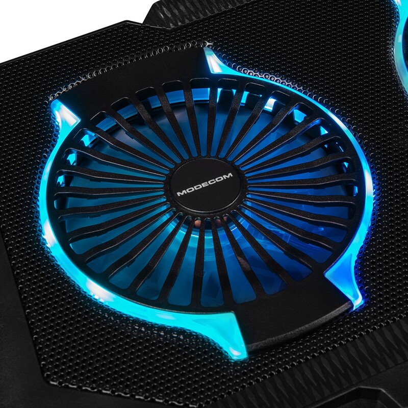 Підставка для ноутбука Modecom SILENT FAN MC-CF-21-RGB Black (PL-MC-CF-21-RGB)