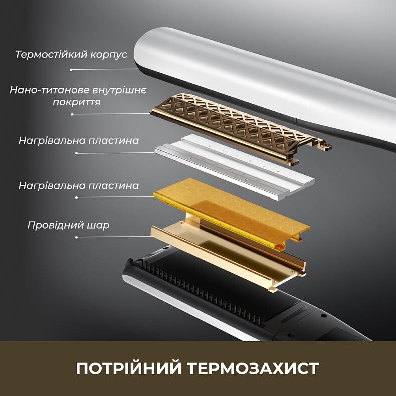 Утюжок (выпрямитель) для волос Dreame AuraSteam Straight Pink (AA01A-PK)