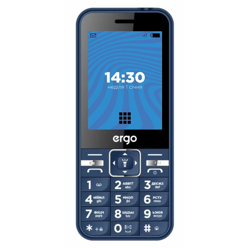 Мобильный телефон Ergo E281 Dual Sim Blue
