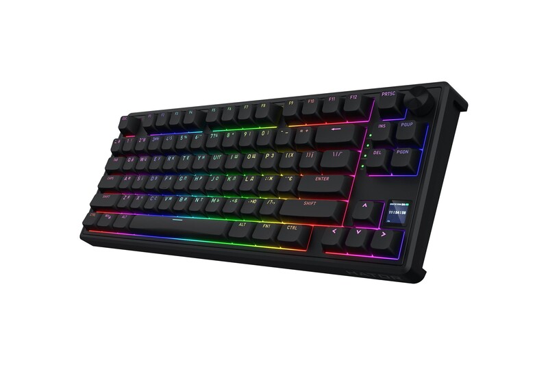 Клавіатура бездротова Hator Skyfall 80 Pro Wireless Black (HTK4181UA)