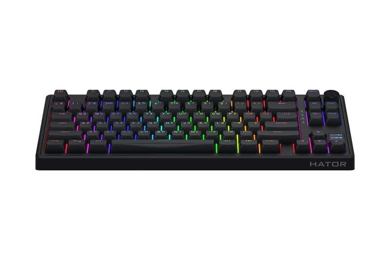 Клавіатура бездротова Hator Skyfall 80 Pro Wireless Black (HTK4181UA)