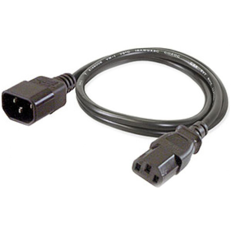 Кабель питания Cisco C13-C14, 250 VAC 10A 0.68м, Black (CAB-C13-CBN)