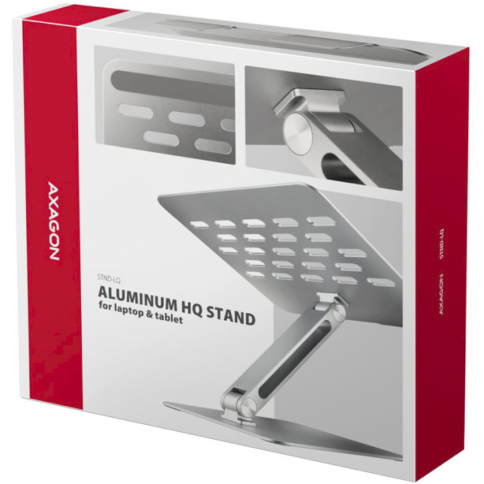 Підставка для ноутбука Axagon STND-LQ Silver (STND-LQ)