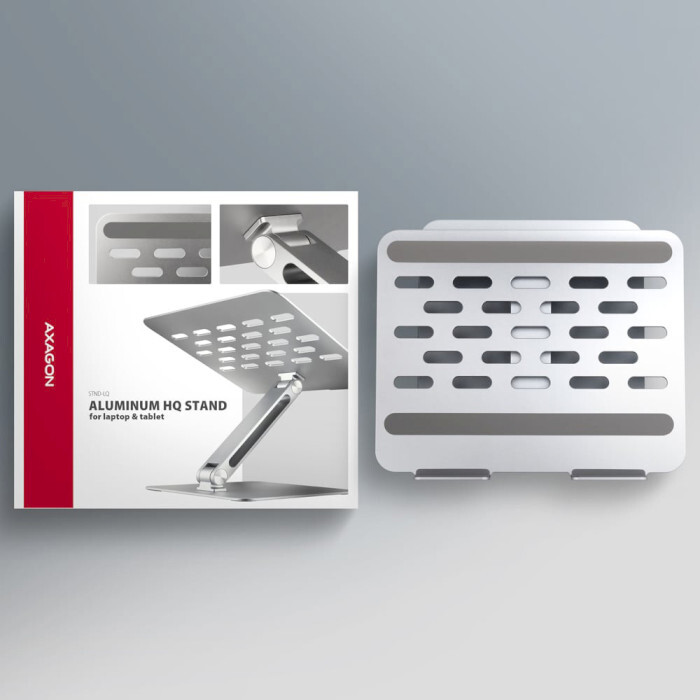 Підставка для ноутбука Axagon STND-LQ Silver (STND-LQ)