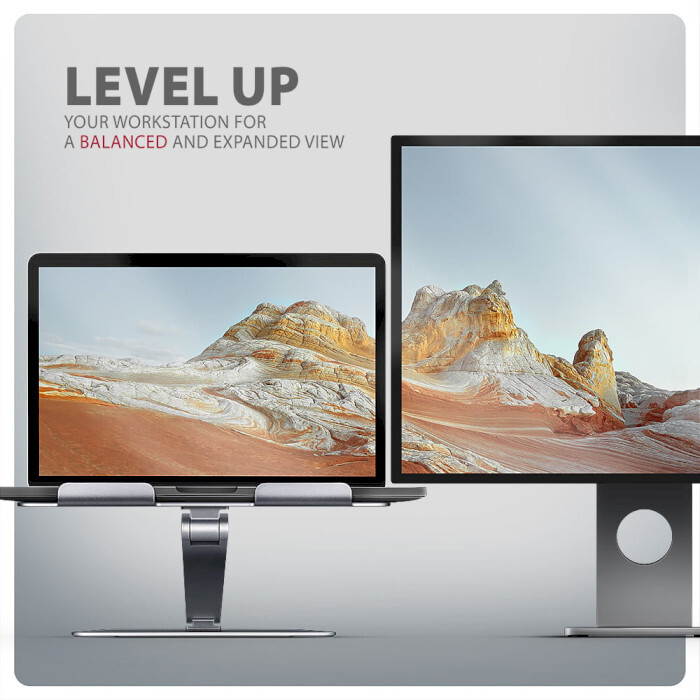 Підставка для ноутбука Axagon STND-LQ Silver (STND-LQ)