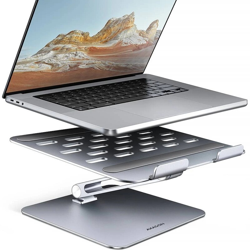 Підставка для ноутбука Axagon STND-LQ Silver (STND-LQ)