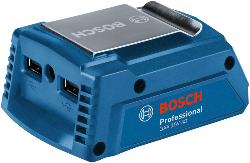 Адаптер USB для батареї Bosch Professional GAA 18V-48 2.4А (0.618.800.0L6)