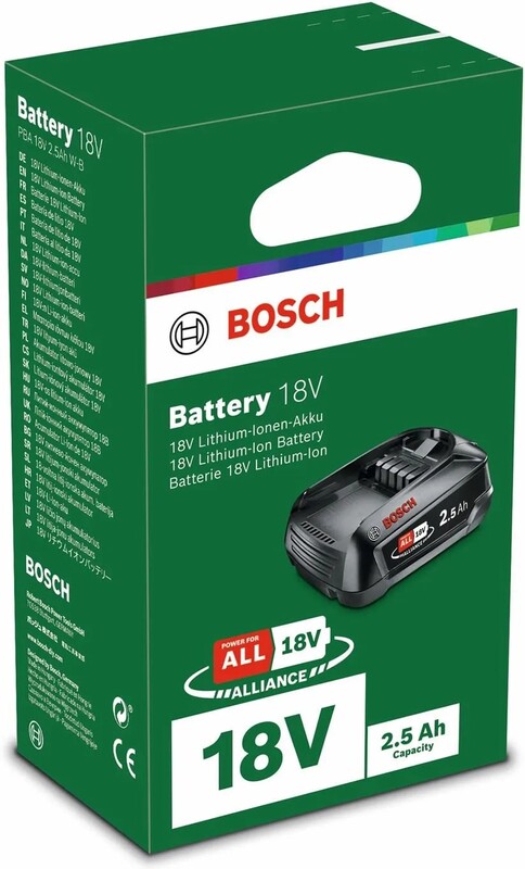 Акумулятор Bosch PBA 18В 2.5Агод (1.600.A00.5B0)