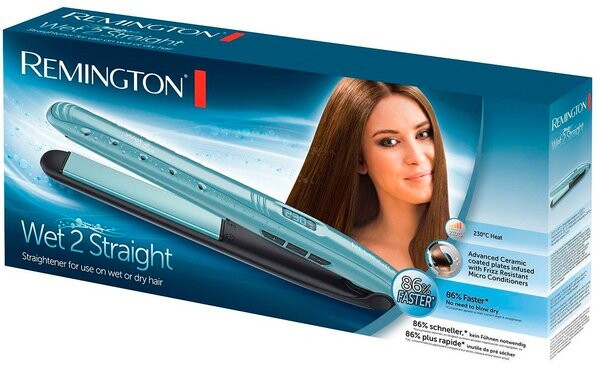 Утюжок (Выпрямитель) для волос Remington S7300 Wet 2 Straight