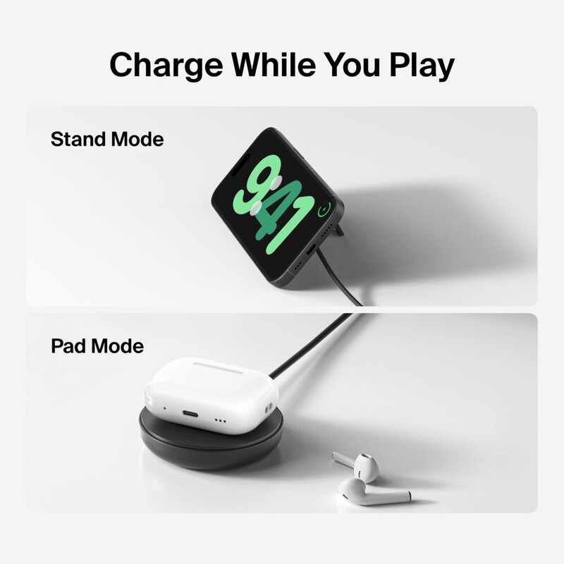 Бездротовий зарядний пристрій Belkin UltraCharge Magnetic Kickstand 15W Black (WIA011HQBK)