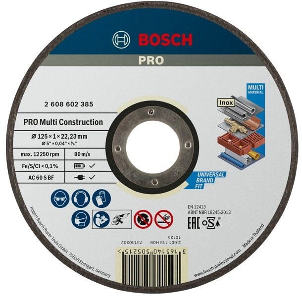 Круг відрізний Bosch Professional Rapido Multi Construction (2.608.602.385)