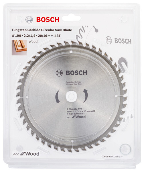 Диск пильний Bosch Professional Eco for Wood (2.608.644.378)