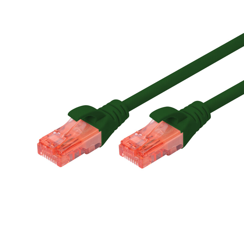 Патч-корд Digitus Cat.6 UTP, 10 м, AWG 26/7, Cu, LSZH, зелений (DK-1617-100/G)