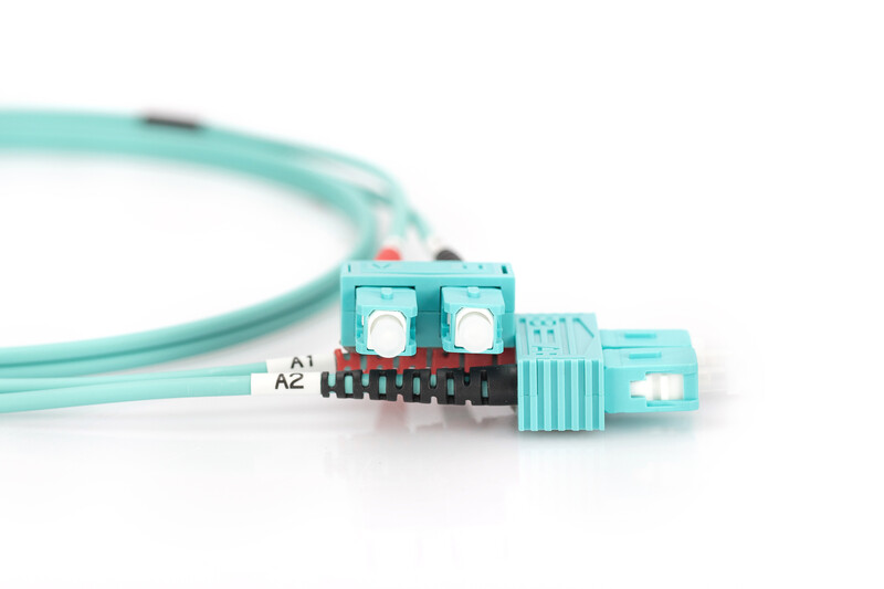 Оптический патч-корд Digitus SC/UPC-SC/UPC, 50/125, MM, OM3, duplex, 5м (DK-2522-05/3)
