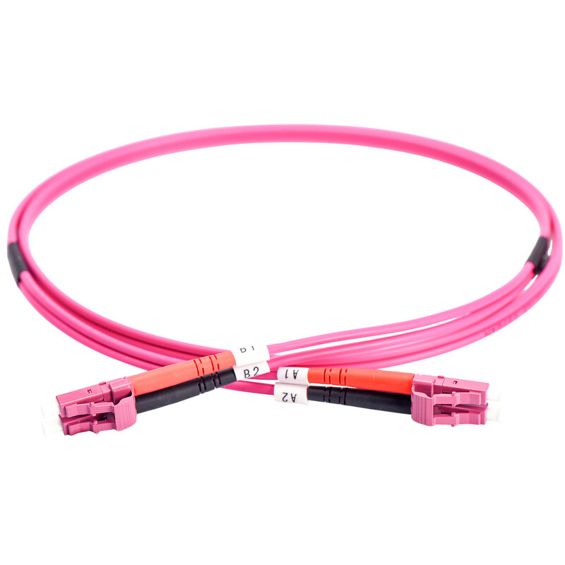 Оптический патч-корд Digitus LC/UPC-LC/UPC, 50/125, MM, OM4, duplex, 7 м (DK-2533-07-4)