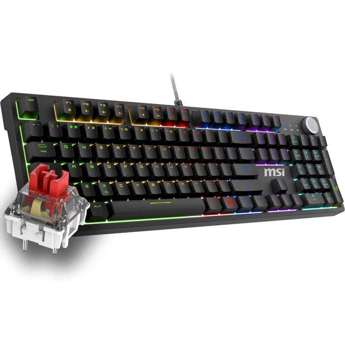 Клавиатура MSI GK320 Red UA Switches Black