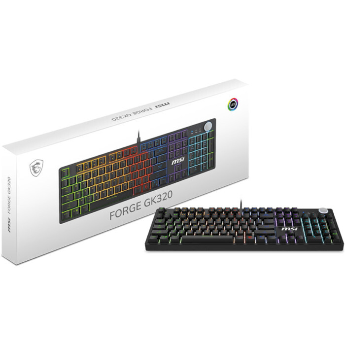 Клавиатура MSI GK320 Red UA Switches Black