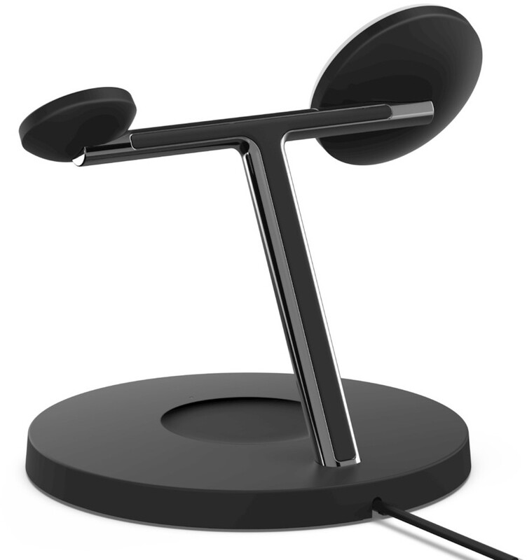 Беспроводное зарядное устройство Belkin BoostCharge Pro 3-in-1 Wireless Charger with MagSafe 15W Black (WIZ032KQBK)