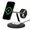 Фото - Беспроводное зарядное устройство Belkin BoostCharge Pro 3-in-1 Wireless Charger with MagSafe 15W Black (WIZ032KQBK) | click.ua