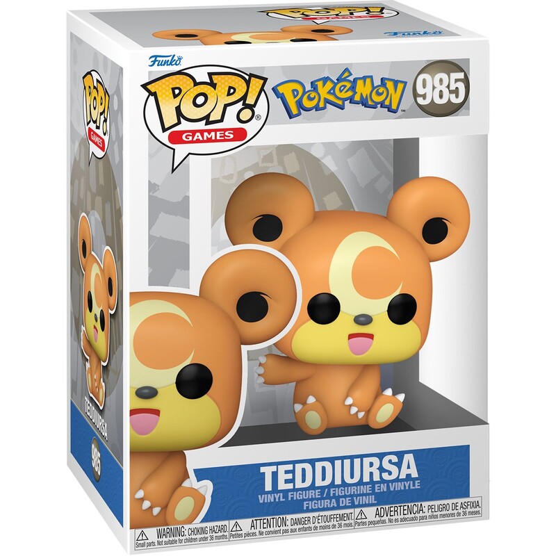 Коллекционная фигурка Funko POP Games: Pokemon - Teddiursa (889698709361)