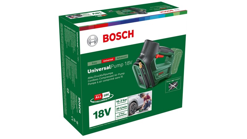 Автомобільний компресор Bosch UniversalPump 18В (0.603.947.100) без АКБ та ЗП