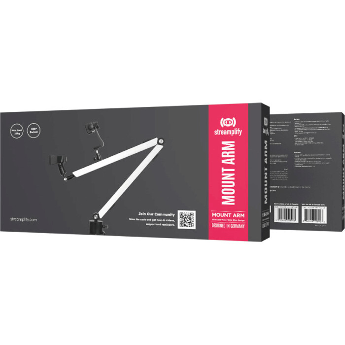 Стойка-пантограф Streamplify Mount ARM-MIC White (SPOM-MA1MCL1.21)