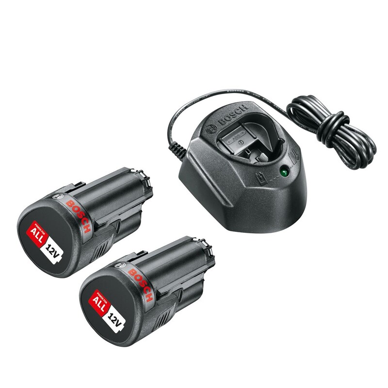 Набір акумулятор і зарядний пристрій Bosch PBA 12В 2х1.5Агод ЗП GAL 1210 CВ (1.600.A01.L3E)