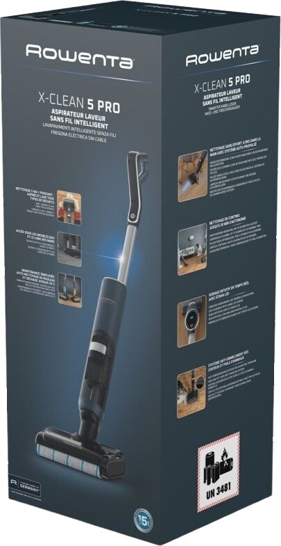 Акумуляторний миючий пилосос Rowenta X-Clean 5 Pro GZ5436E0