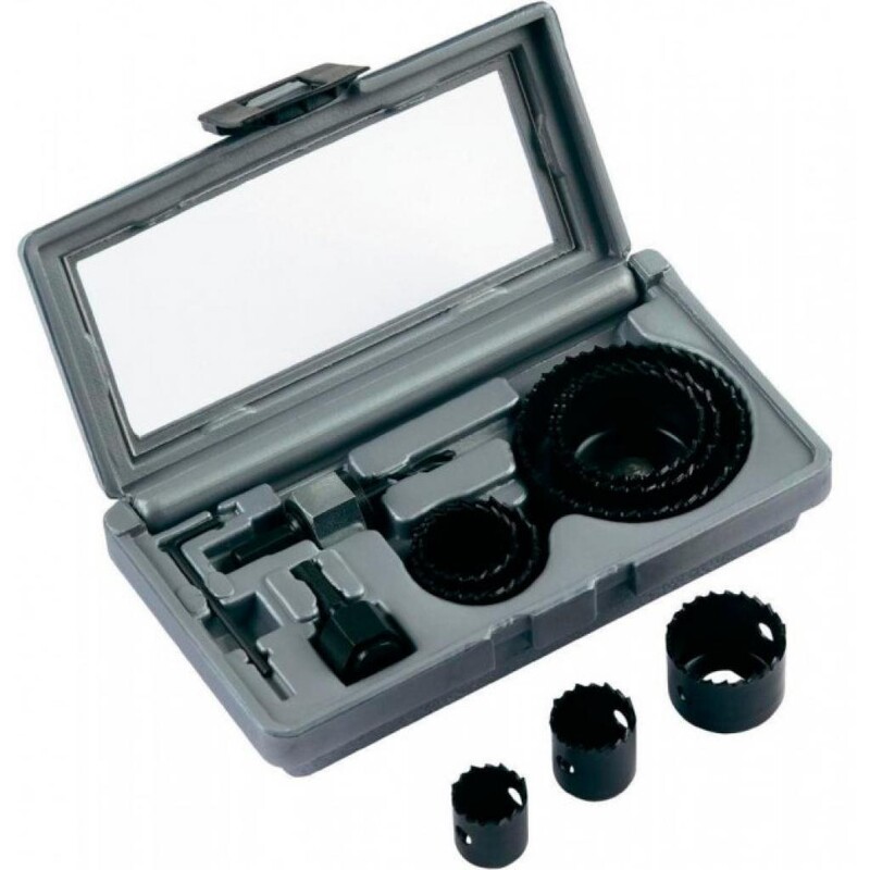 Коронки по дереву Bosch Professional 22,25,29,35,38,44,51,68 мм, 2 адаптери, кейс (2.607.019.450)
