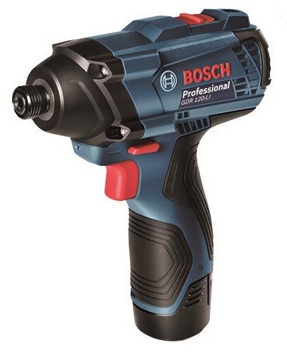 Дриль-шурупокрут Bosch Professional GSR 120-LI 12В + гайковерт ударний GDR 120-LI акб 2х2Агод, кейс (0.601.9G8.023)