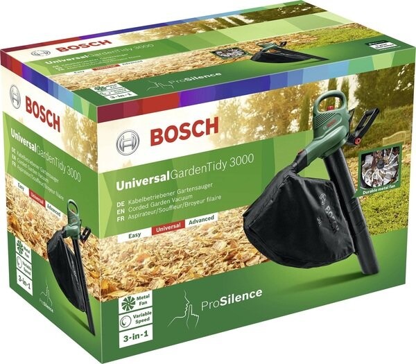 Садовий пилосос (повітродувка) Bosch Universal GardenTidy 3000 (0.600.8B1.001)