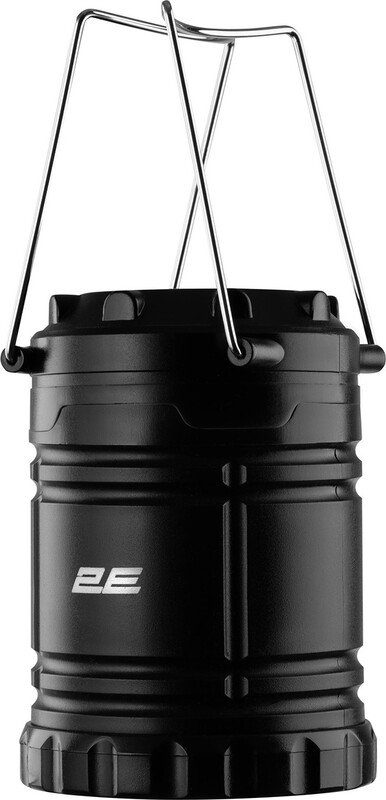 Ліхтар кемпінговий на батарейках 2E Flame 3 Вт складаний Black (2E-PLBL3AA)