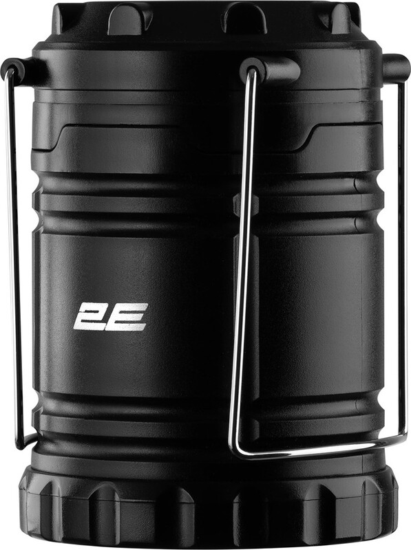 Ліхтар кемпінговий на батарейках 2E Flame 3 Вт складаний Black (2E-PLBL3AA)