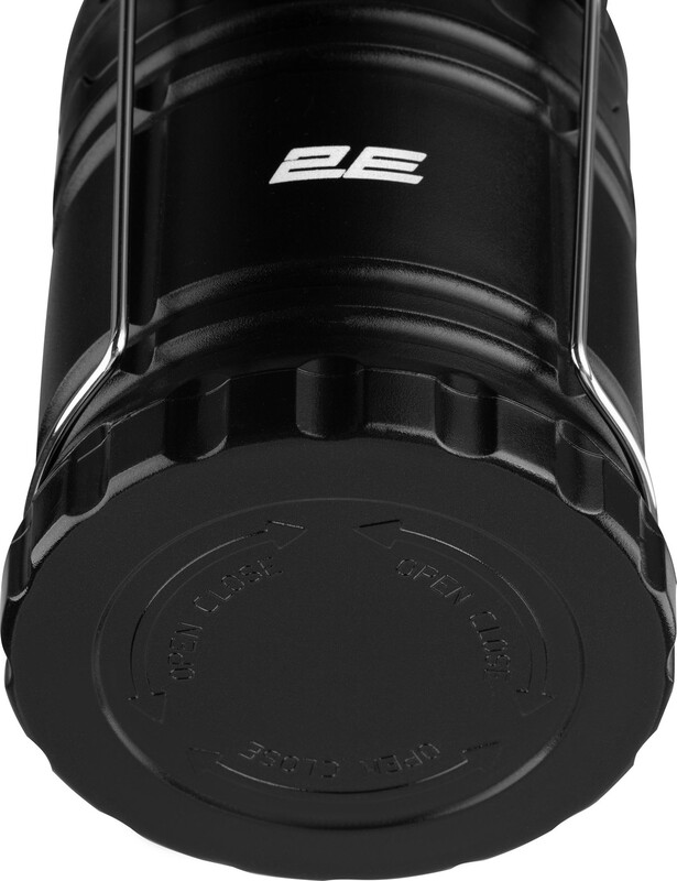 Ліхтар кемпінговий на батарейках 2E Flame 3 Вт складаний Black (2E-PLBL3AA)