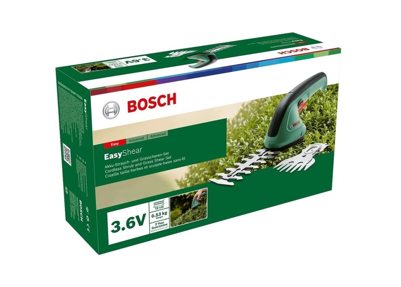 Ножиці садові Bosch EasyShear 3.6В акб 1х1.5Агод (0.600.833.303)