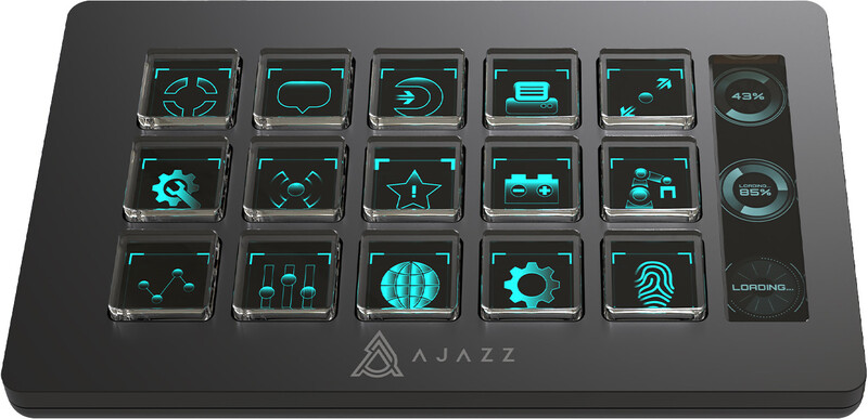 Контроллер для стриминга Ajazz AKP153E USB Black (AKP153E-B)