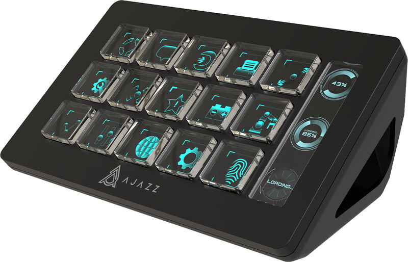 Контроллер для стриминга Ajazz AKP153E USB Black (AKP153E-B)