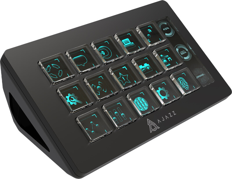 Контроллер для стриминга Ajazz AKP153E USB Black (AKP153E-B)