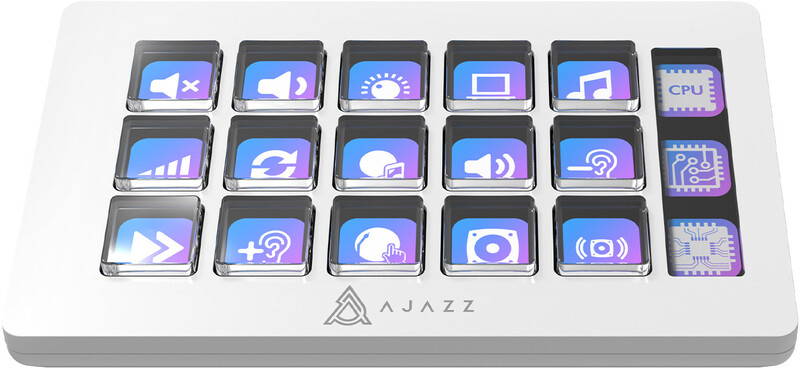Контролер для стримінгу Ajazz AKP153E USB White (AKP153E-W)