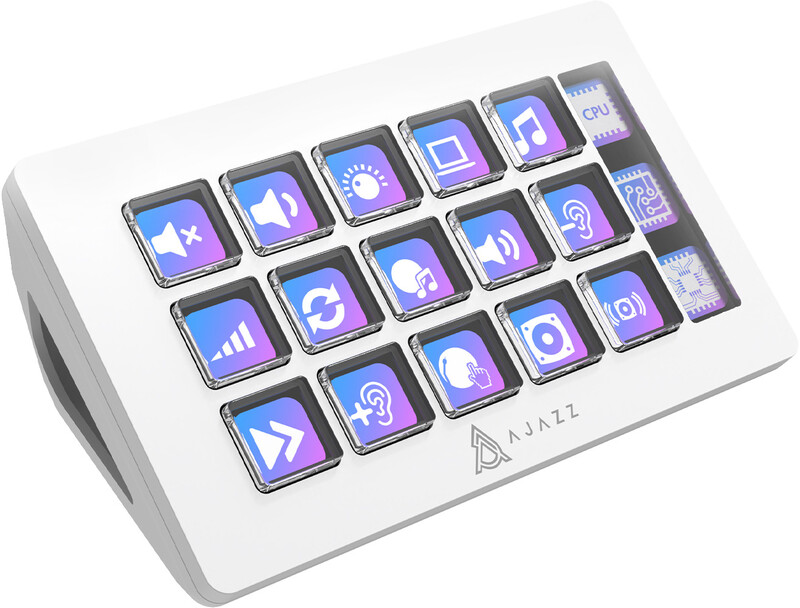 Контролер для стримінгу Ajazz AKP153E USB White (AKP153E-W)