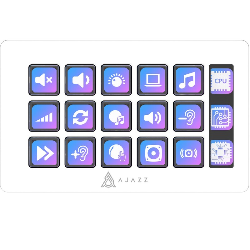 Контролер для стримінгу Ajazz AKP153E USB White (AKP153E-W)