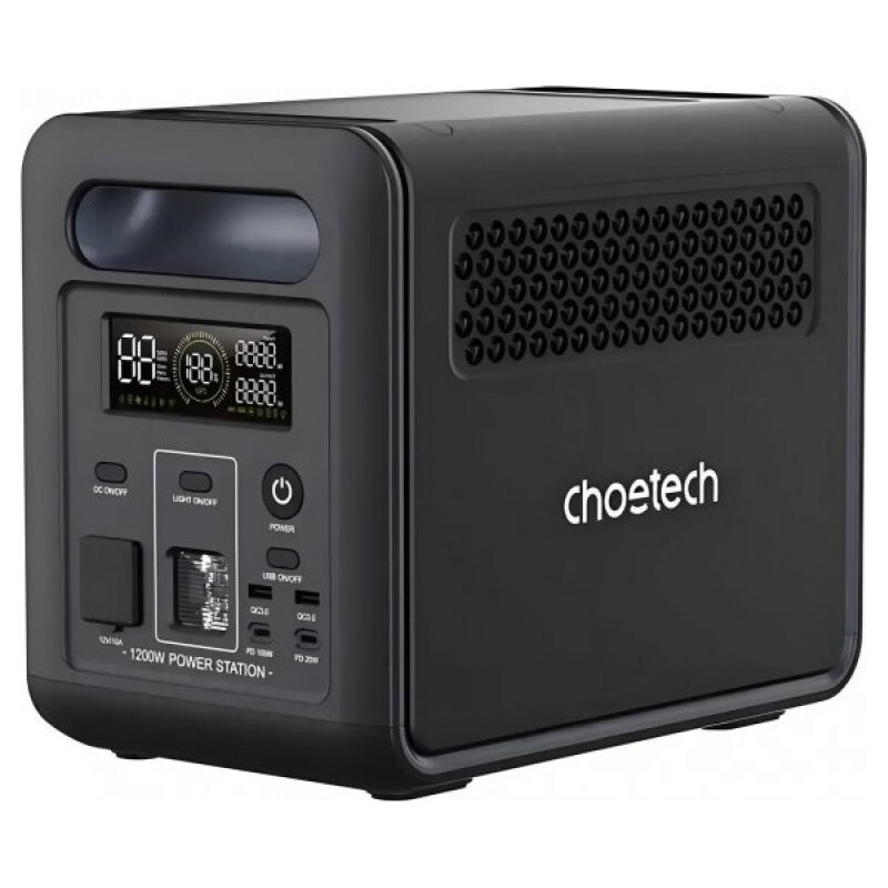 Зарядная станция Choetech BS068 1024Wh, 1200W (BS068-EU-BKGY)