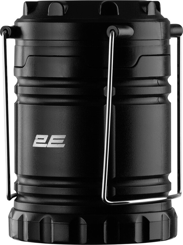 Ліхтар кемпінговий на батарейках 2E 3 Вт складаний Black (2E-PLBL3AAF)